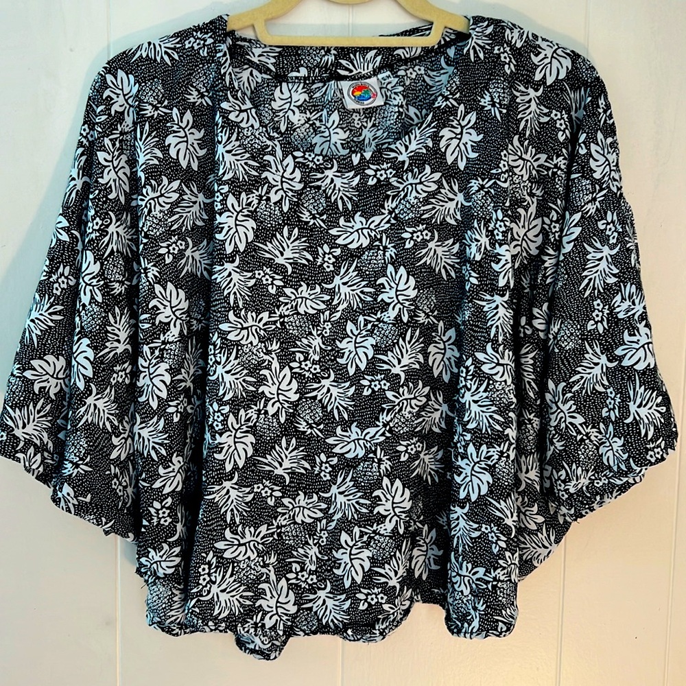 Vintage Hawaiian Blouse -S/M